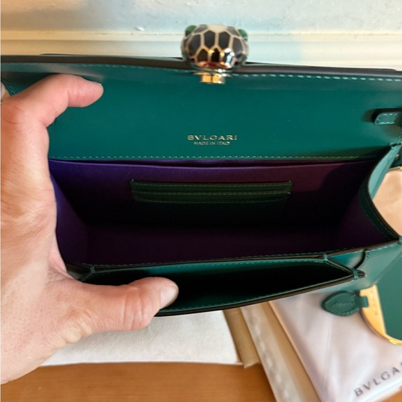 💚 Bvlgari Serpenti East West Shoulder Bag 💚 - Picture 9 of 13
